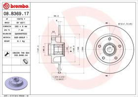 BREMBO 08B36917 - DISCO DE FRENO
