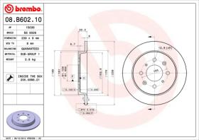 BREMBO 08B60210 - DISCO DE FRENO