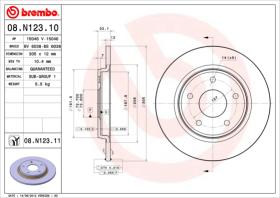 BREMBO 08N12311 - DISCO DE FRENO