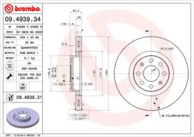 BREMBO 09493931 - DISCO DE FRENO