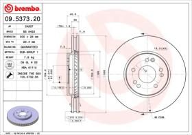 BREMBO 09537320 - DISCO DE FRENO