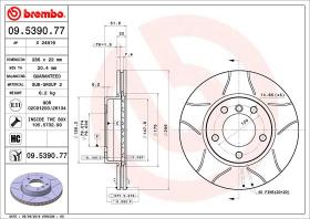 BREMBO 09539077 - DISCO FRENO BREMBO MAX