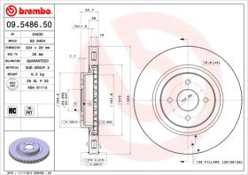 BREMBO 09548650 - DISCO DE FRENO