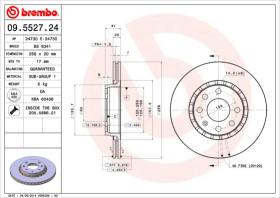 BREMBO 09552724 - DISCO DE FRENO