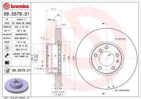 BREMBO 09557921 - DISCO DE FRENO