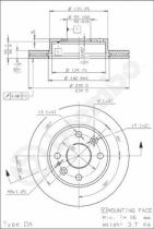 BREMBO 09586920 - DISCO FRENO