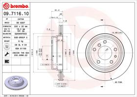 BREMBO 09711610 - DISCO DE FRENO