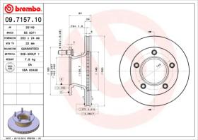 BREMBO 09715710 - DISCO DE FRENO