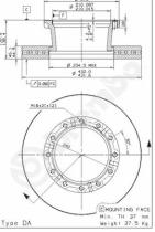 BREMBO 09718350 - DISCO FRENO