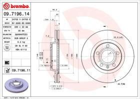 BREMBO 09719611 - DISCO DE FRENO