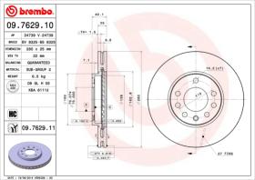 BREMBO 09762910 - DISCO DE FRENO