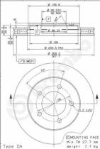 BREMBO 09765310 - DISCO FRENO/PVT