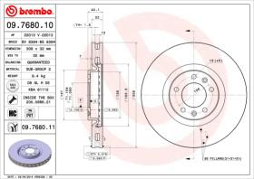 BREMBO 09768011 - DISCO DE FRENO