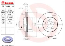 BREMBO 09769410 - DISCO FRENO