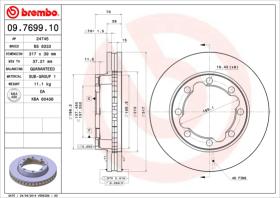 BREMBO 09769910 - DISCO DE FRENO
