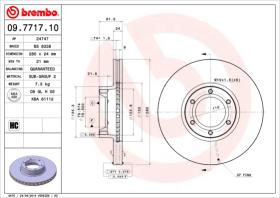 BREMBO 09771710 - DISCO DE FRENO