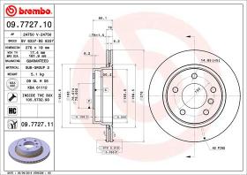 BREMBO 09772710 - DISCO DE FRENO