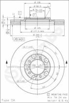 BREMBO 09779110 - DISCO DE FRENO