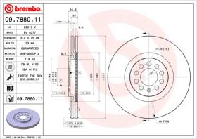 BREMBO 09788011 - DISCO DE FRENO