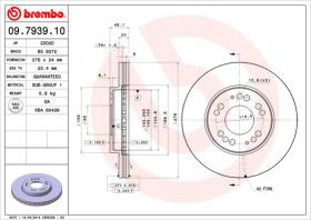 BREMBO 09793910 - DISCO DE FRENO