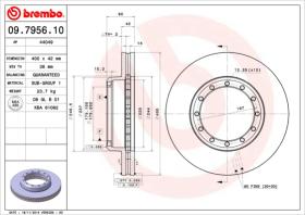 BREMBO 09795610 - DISCO RENAULT FR1/ILIADE()F