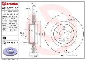 BREMBO 09887531 - DISCO DE FRENO