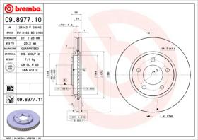 BREMBO 09897711 - DISCO DE FRENO