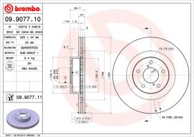 BREMBO 09907710 - DISCO DE FRENO