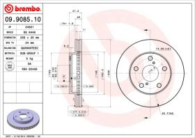 BREMBO 09908510 - DISCO DE FRENO