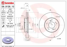BREMBO 09912610 - DISCO FRENO