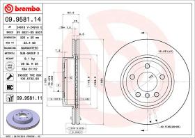 BREMBO 09958114 - DISCO DE FRENO