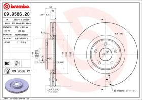 BREMBO 09958621 - DISCO DE FRENO