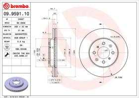 BREMBO 09959110 - DISCO DE FRENO