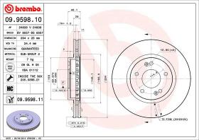 BREMBO 09959810 - DISCO DE FRENO