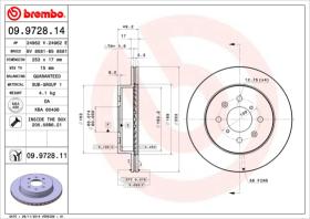 BREMBO 09972814 - DISCO DE FRENO