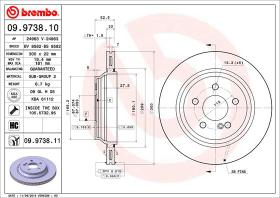 BREMBO 09973811 - DISCO DE FRENO