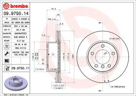 BREMBO 09975011 - DISCO DE FRENO