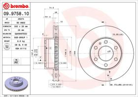 BREMBO 09975810 - DISCO DE FRENO