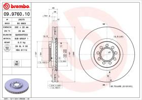 BREMBO 09976010 - DISCO DE FRENO