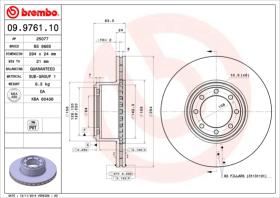 BREMBO 09976110 - DISCO DE FRENO