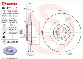 BREMBO 09A20110 - DISCO DE FRENO
