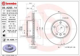 BREMBO 09A29514 - DISCO FRENO