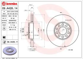 BREMBO 09A42811 - DISCO DE FRENO
