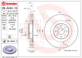 BREMBO 09A44410 - DISCO DE FRENO