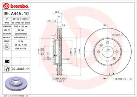 BREMBO 09A44510 - DISCO DE FRENO