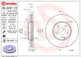 BREMBO 09A44710 - DISCO DE FRENO