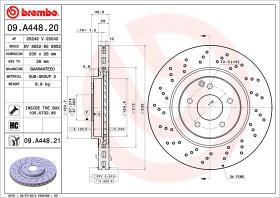 BREMBO 09A44820 - DISCO DE FRENO
