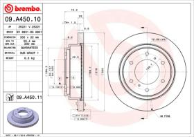 BREMBO 09A45010 - DISCO DE FRENO