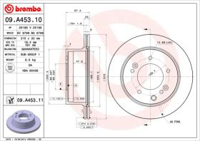 BREMBO 09A45310 - DISCO DE FRENO