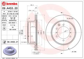 BREMBO 09A45321 - DISCO DE FRENO
